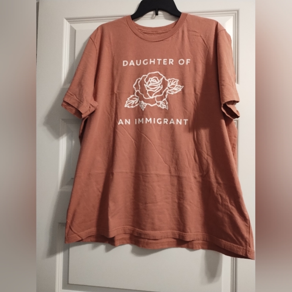 Pink Daughter of an Immigrant Shirt